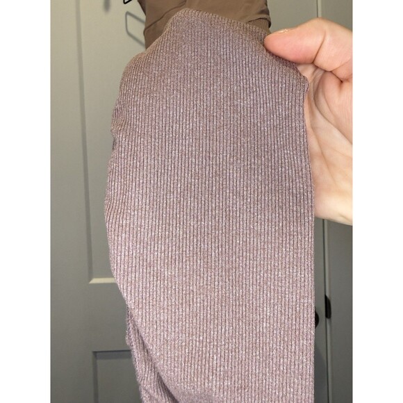 ALO Yoga High Waisted Goddess Leggings S Mauve Dusty Pink Rosewater Ballerina - Picture 3 of 8